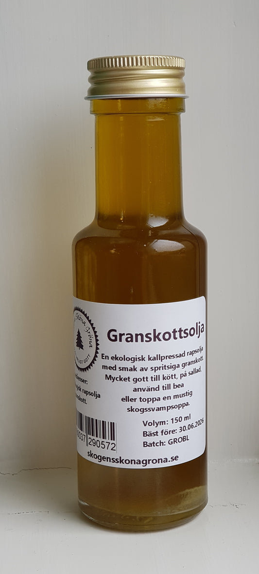 Granskottsolja. Kockarnas favorit