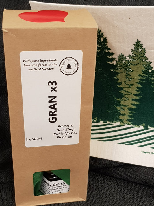 Granlådan Gran x 3 med 1 fin disktrasa, Mellodifestivalveckan !