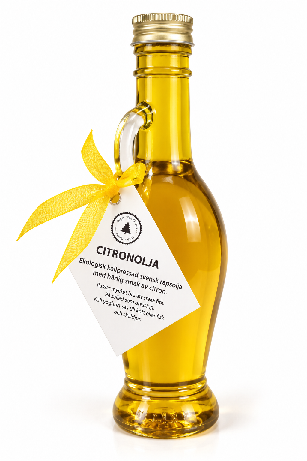 Kallpressad Citronolja på ekologisk rapsolja 250 ml