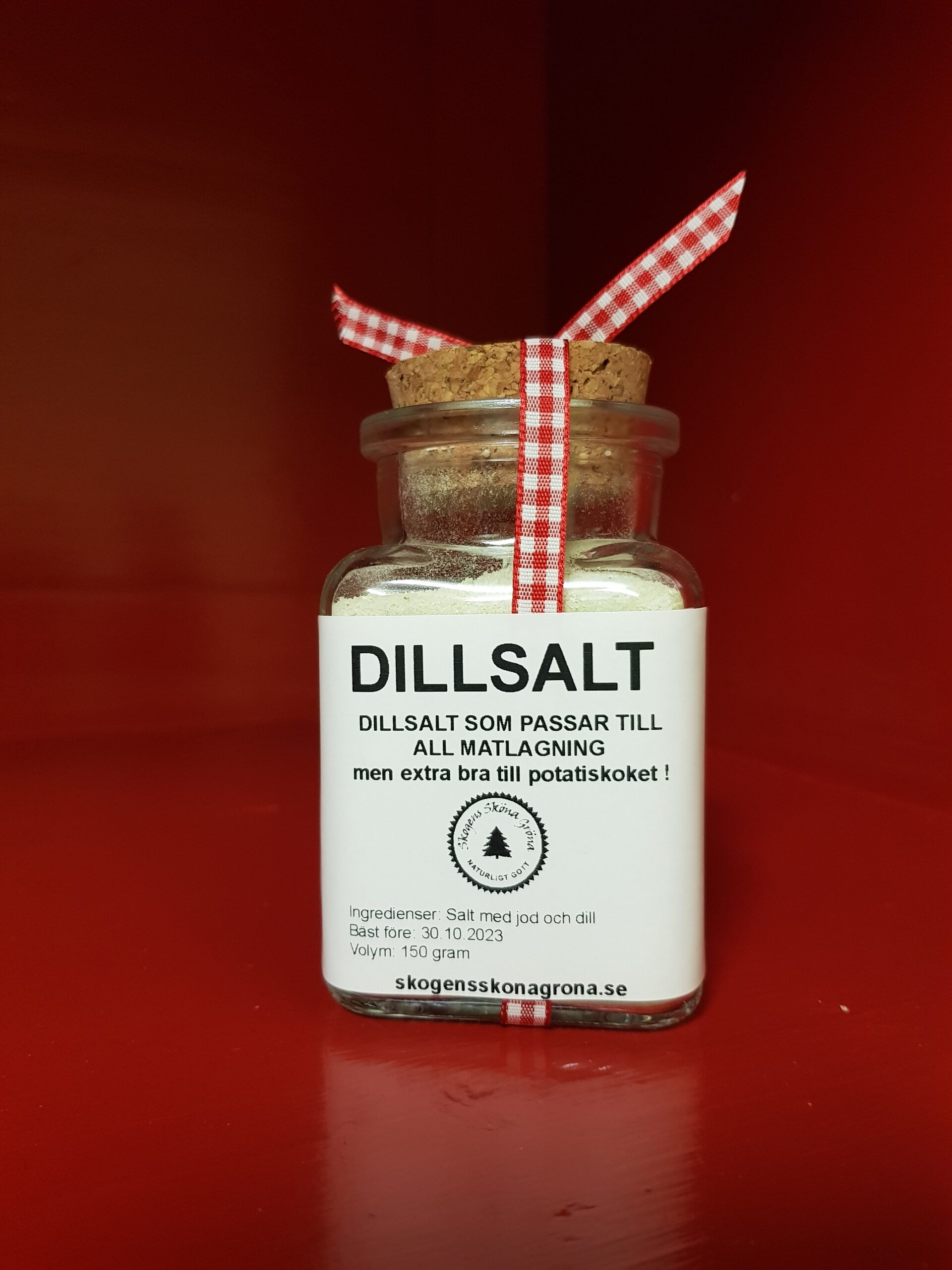 Omslagsbild för “Dill Salt, 150 ml. Det bästa till potatisen.”
